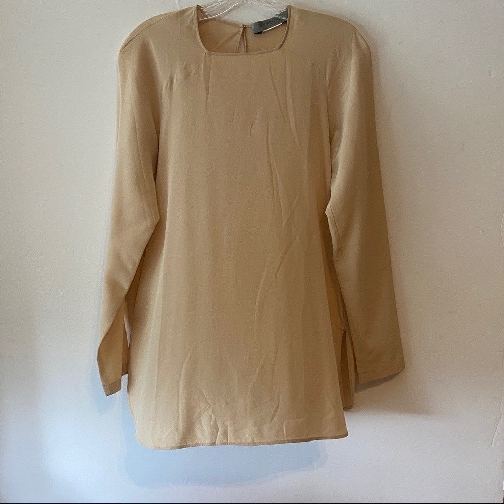 𝅺SPORTSWEAR Tunic Style Blouse Champagne Medium